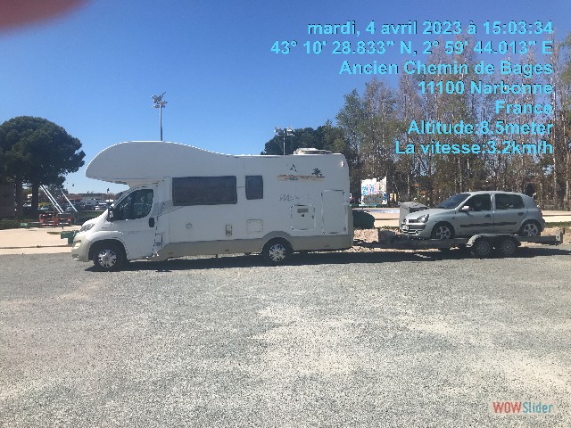 9_Narbonne, notre emplacemnt 9_Narbonne, notre emplacemnt